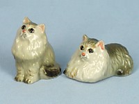 K022 Сибирские кошки серые пара