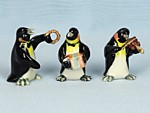 L976 Пинквины музыканты 3 шт.
