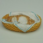 ED12929A  Котёнок в корзине