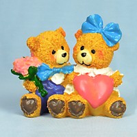 M7147 Мишки парочка сидят 