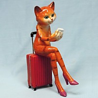 YX31020 Кошка путешественница