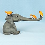 ED9712A Слон с птичками