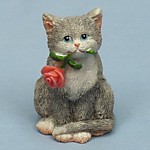 EV15746A Котёнок с розой