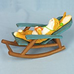 EV17242A Зайка на шезлонге